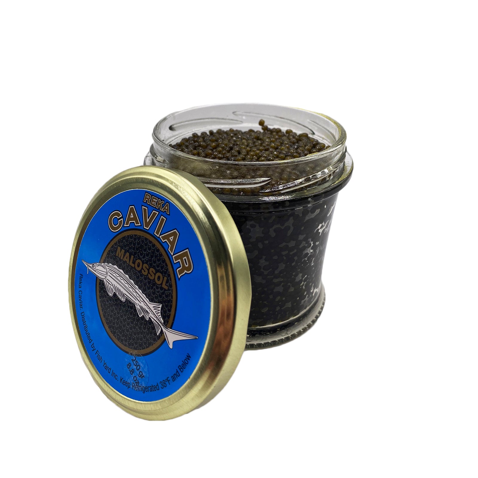 Ossetra Traditional Malossol Caviar (Glass Jar) – Fishyardnyc