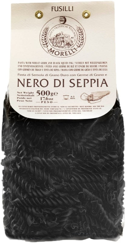 Squid Ink Fusilli by Morelli