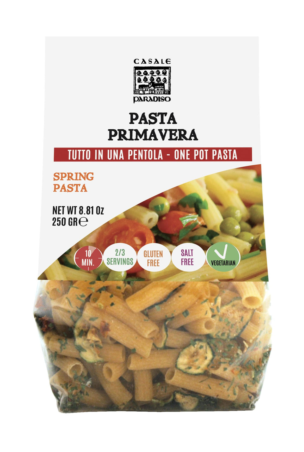 Pasta Primavera- Spring Pasta By Casale Paradiso