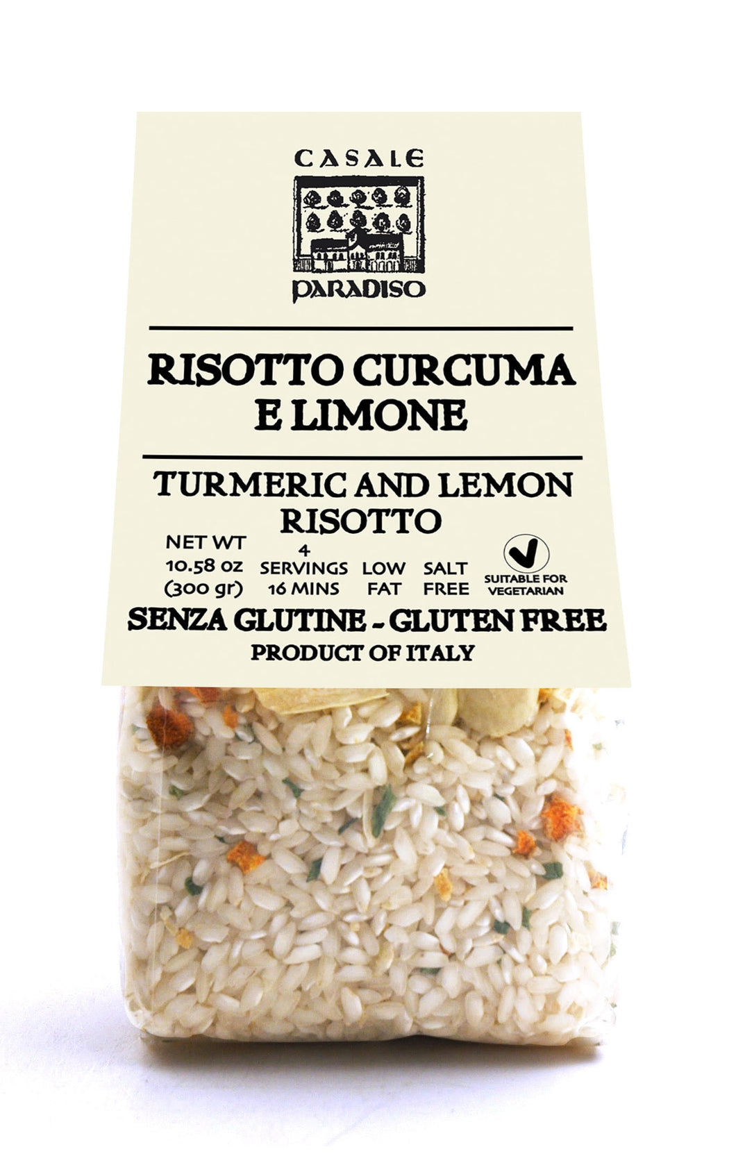 Risotto Curcuma E Limone- Risotto with Turmeric and Lemon By Casale Paradiso